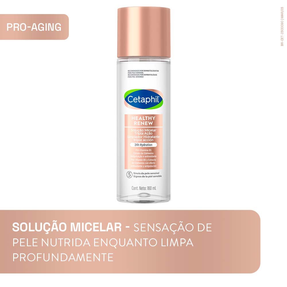 Solução Micelar Tripla Ação Cetaphil Healthy Renew 160ml 2