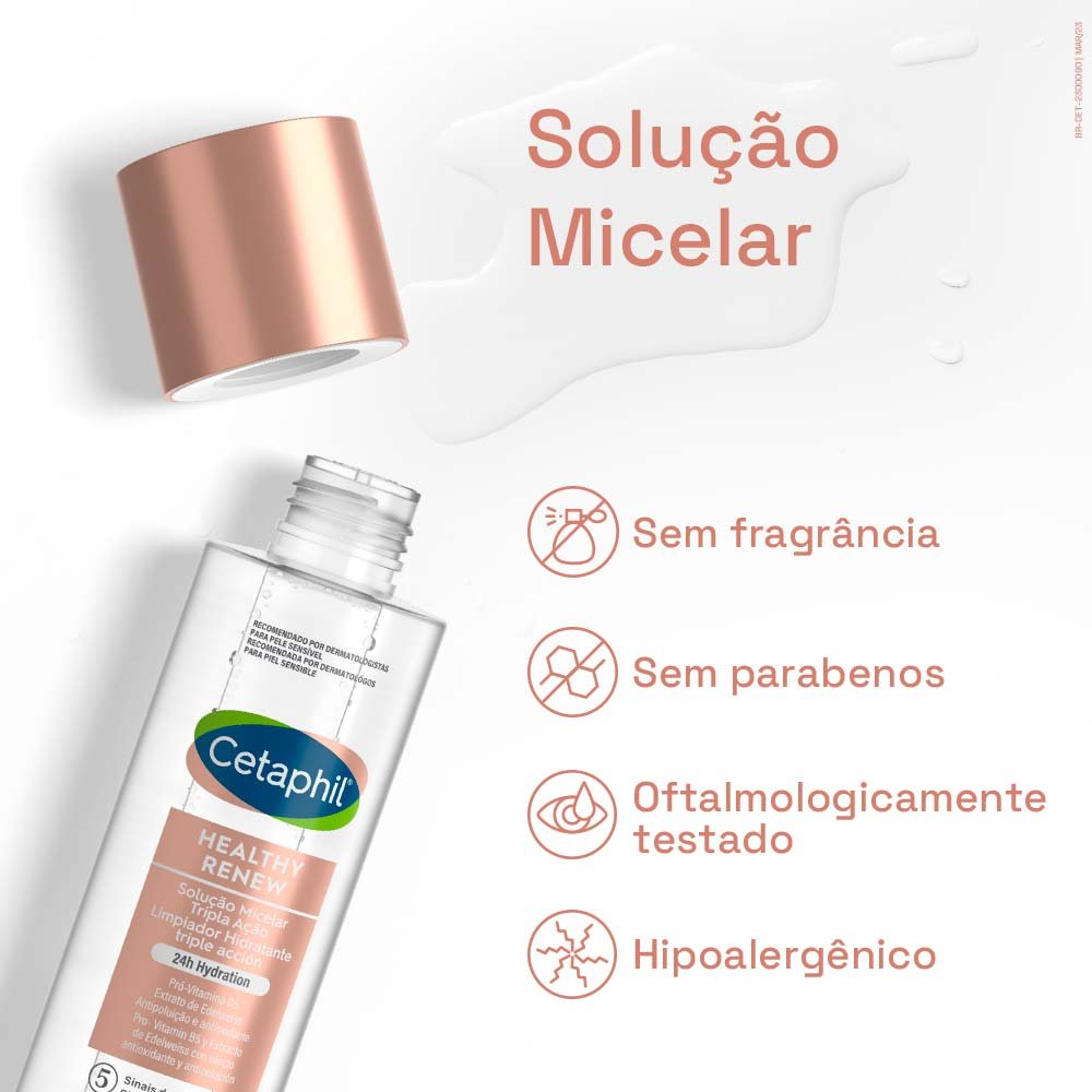 Solução Micelar Tripla Ação Cetaphil Healthy Renew 160ml 7