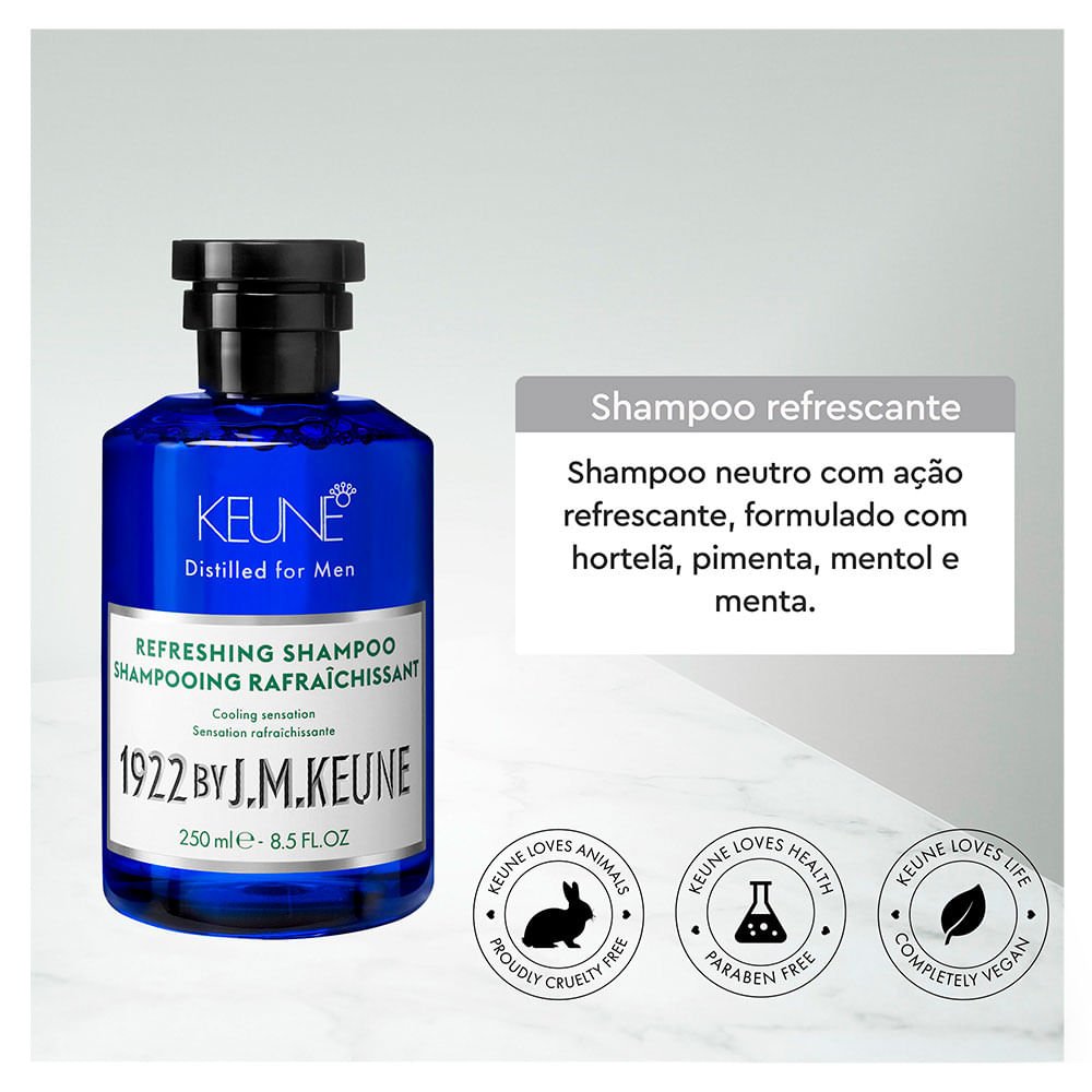 Keune 1922 Refreshing - Shampoo 250ml 3