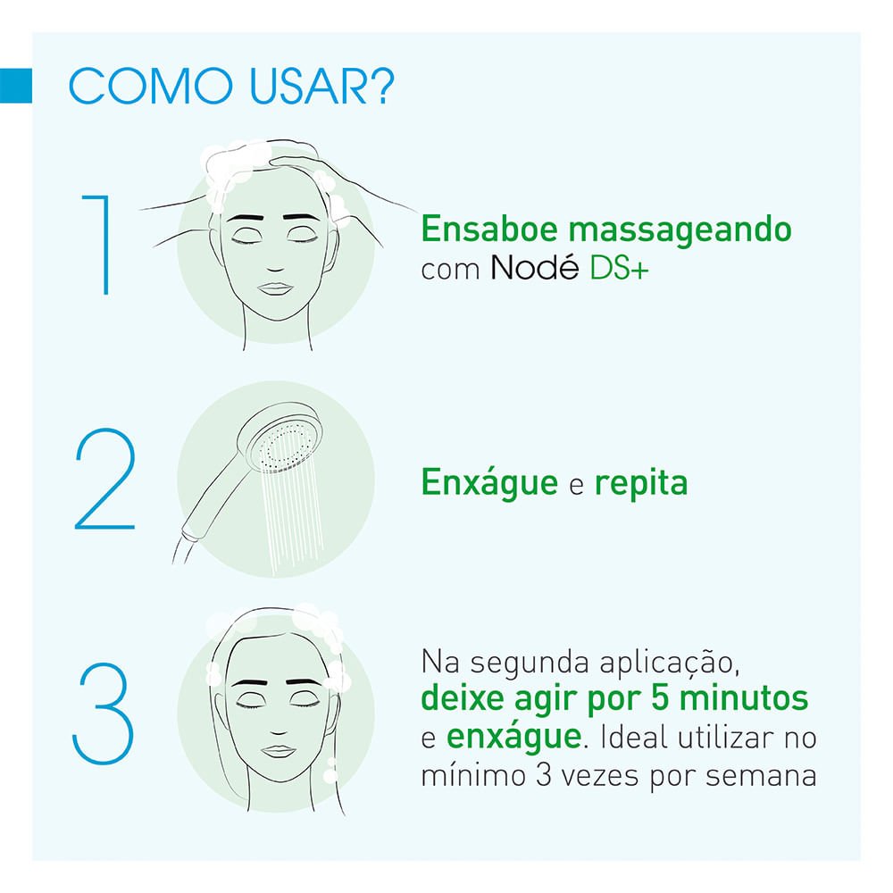 Nodé DS+ Shampooing Bioderma - Shampoo Anticaspa 125ml 5