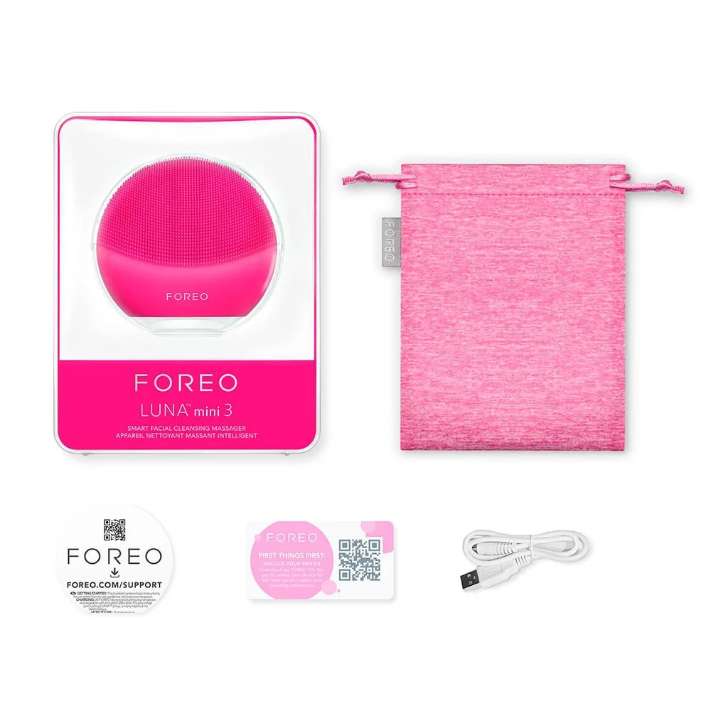 Escova de Limpeza Facial Foreo Luna Mini 3 Fuchsia ÚNICO 5