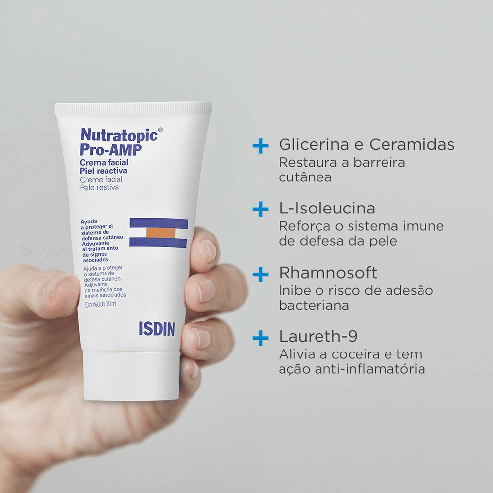 Creme Facial Isdin - Nutratopic Pro-AMP 50ml 4