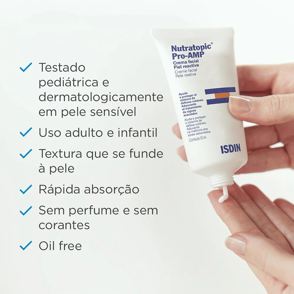 Creme Facial Isdin - Nutratopic Pro-AMP 50ml 5