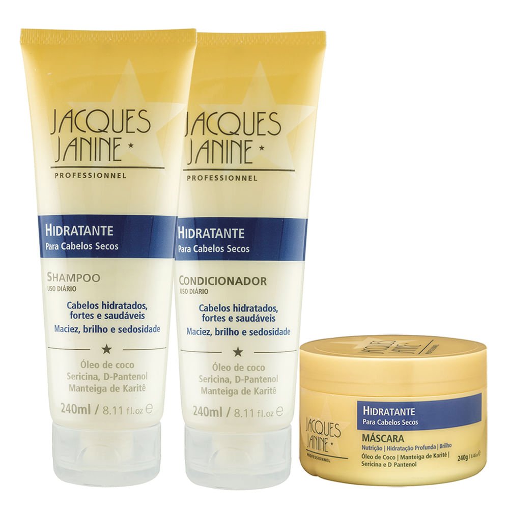 Jacques Janine Original Uso Diário Kit - Shampoo + Máscara ÚNICO 1