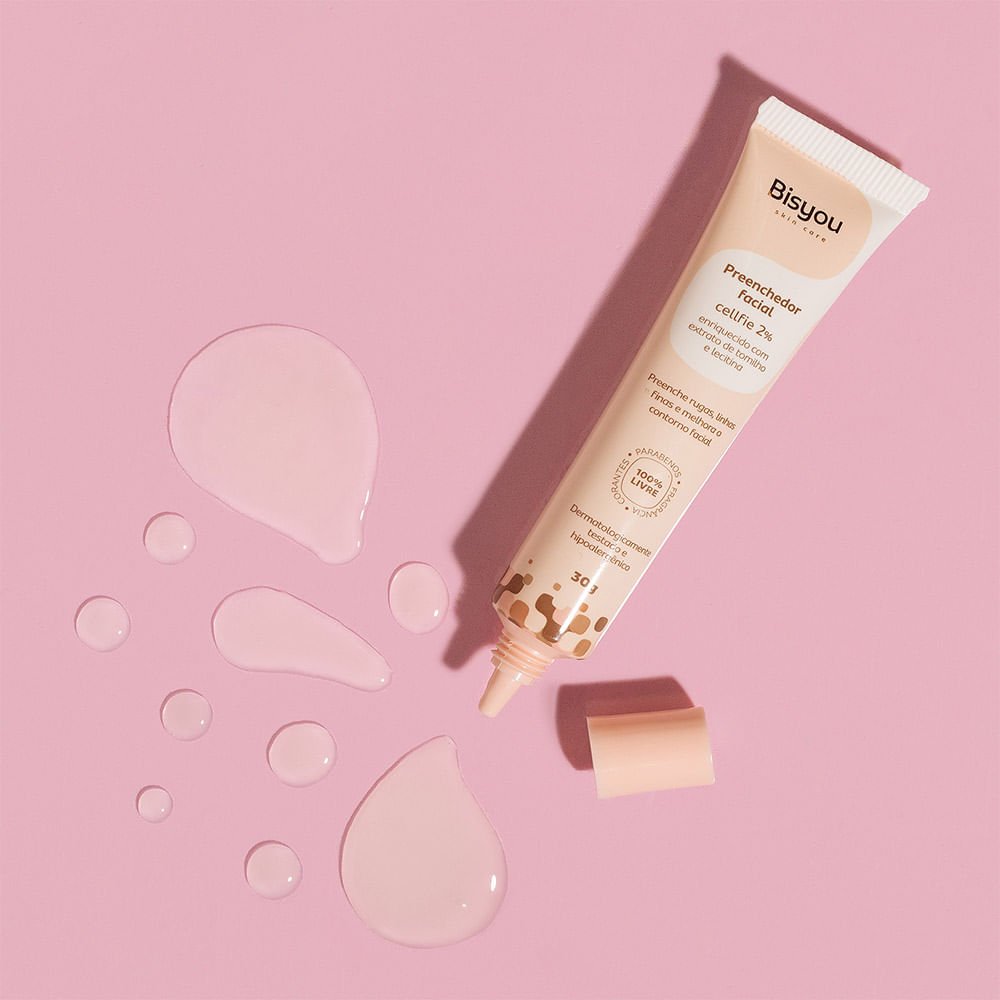 Gel Preenchedor Facial Bisyou para linhas finas e rugas 30g 3