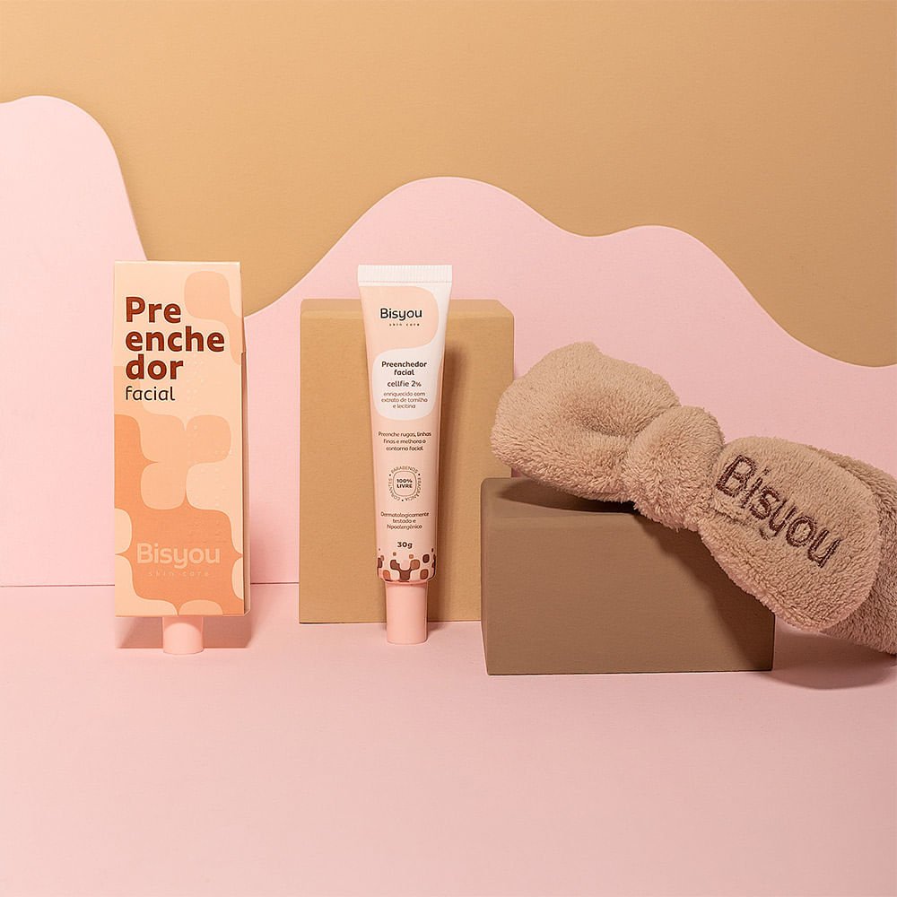 Gel Preenchedor Facial Bisyou para linhas finas e rugas 30g 8