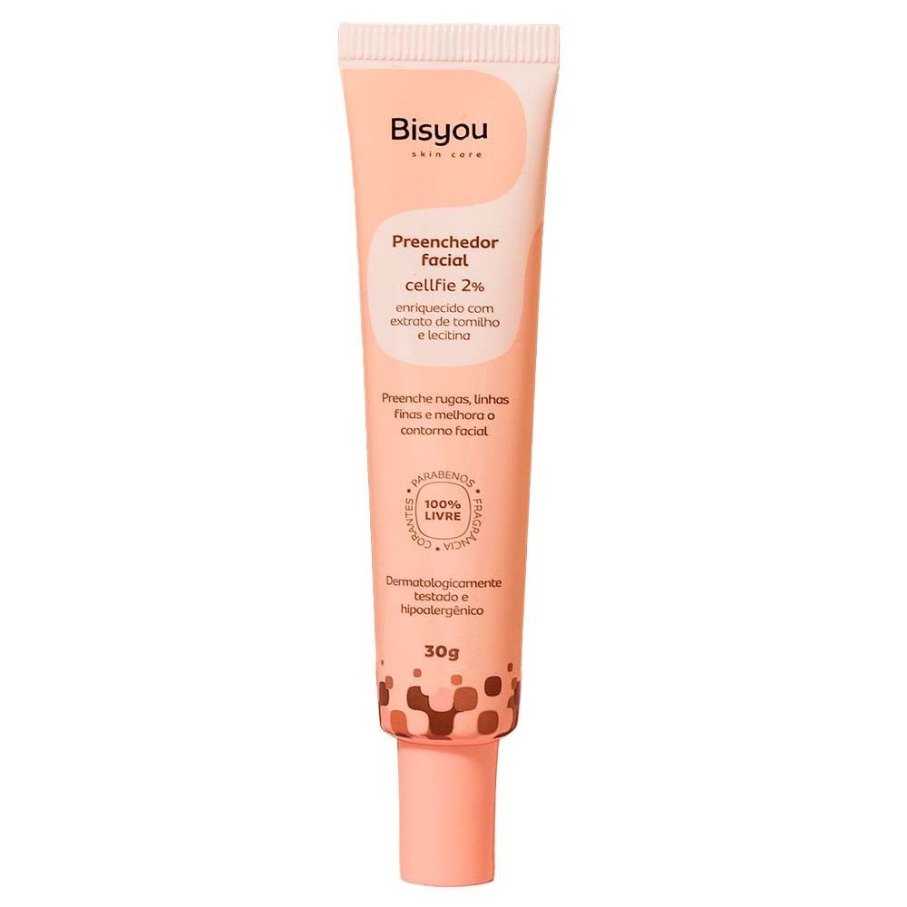 Gel Preenchedor Facial Bisyou para linhas finas e rugas 30g 9