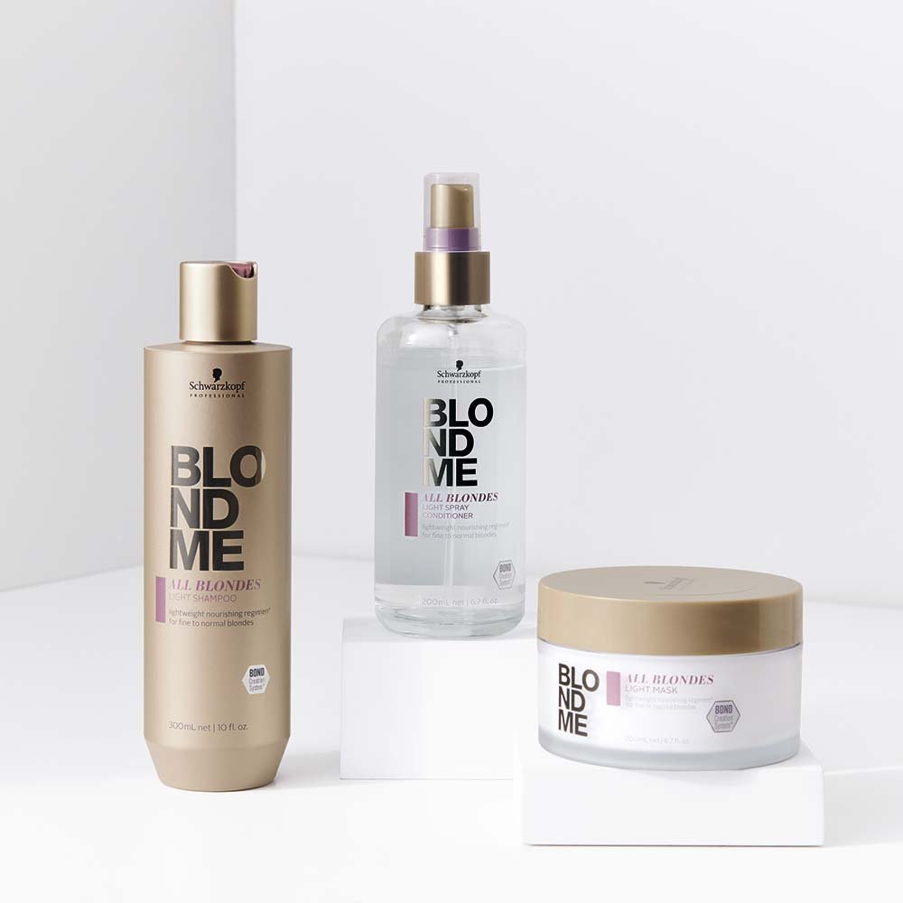Schwarzkopf Professional BlondMe All blondes Light Shampoo 300ml 2