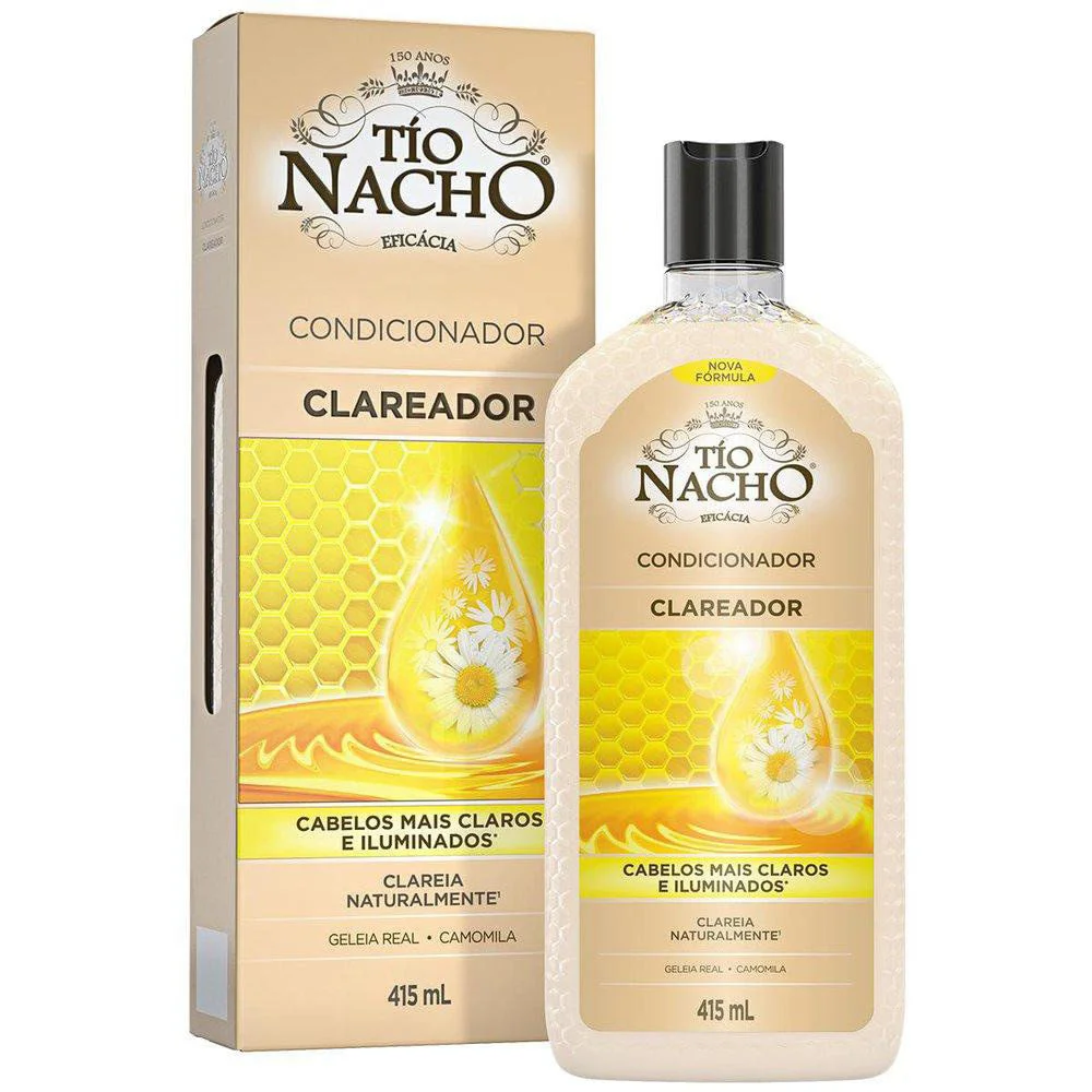 Tio Nacho Solução Antiqueda Condicionador Clareador 415ml 2