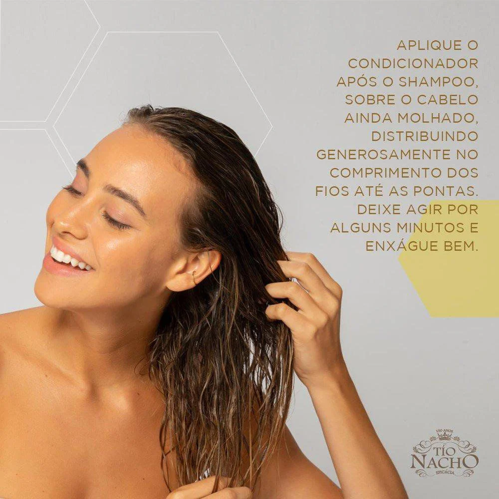 Tio Nacho Solução Antiqueda Condicionador Clareador 415ml 4