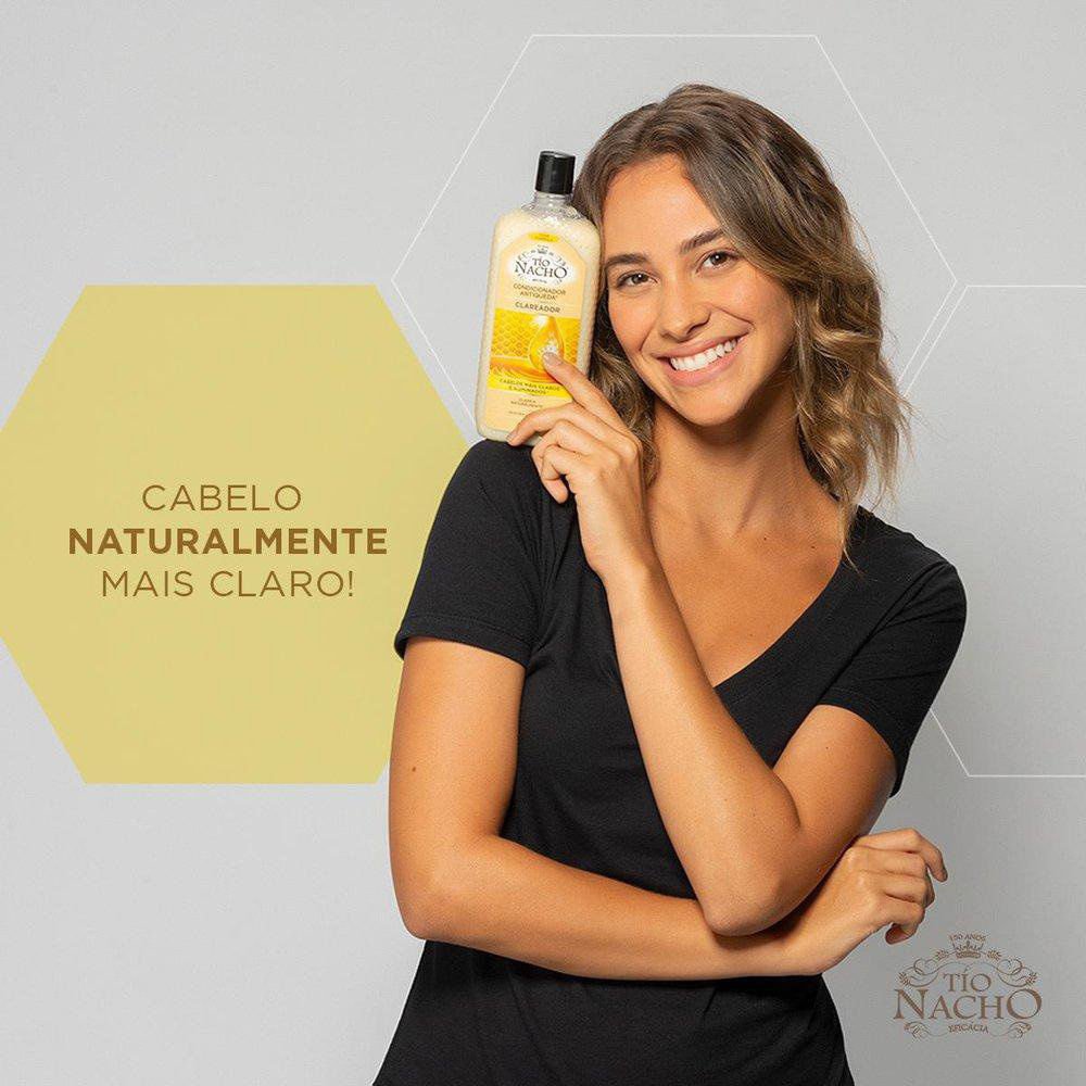 Tio Nacho Solução Antiqueda Condicionador Clareador 415ml 6