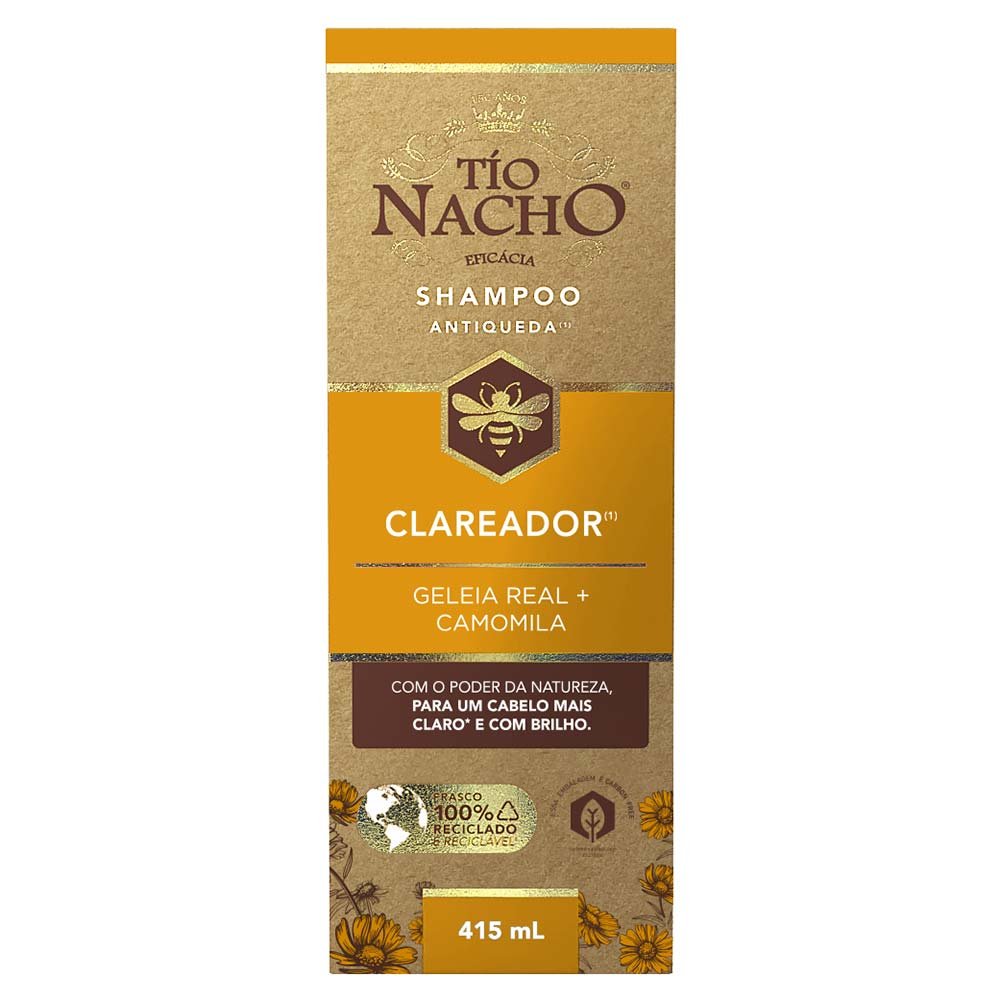 Shampoo Antiqueda Tio Nacho Clareador