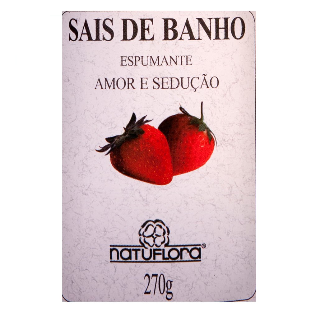 Sal de Banho Espumante Amor e Sedução - Natuflora 270g 2