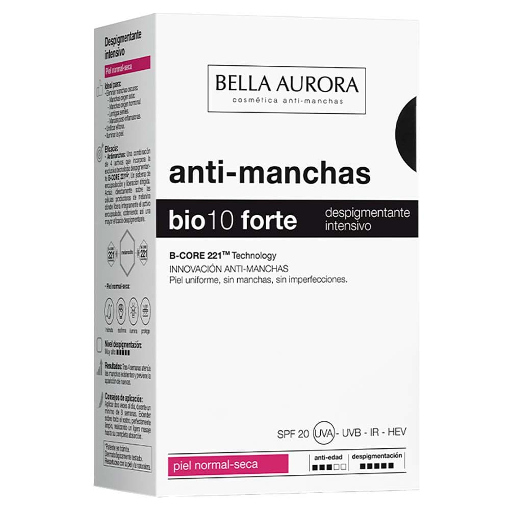 Tratamento Anti-Marcas Bella Aurora Bio 10 Forte – Pele Normal a Seca FPS20 30ml 3
