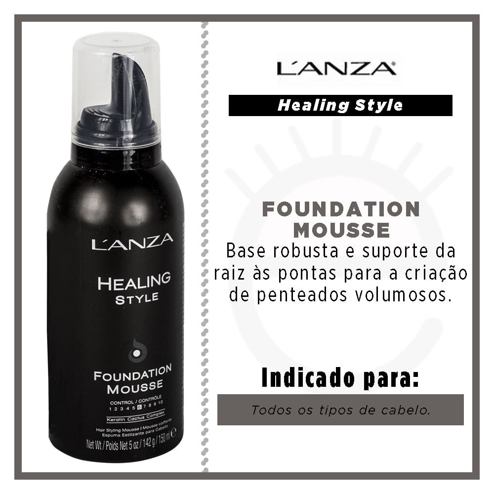 Mousse Estilizante L'anza - Style Foundation Mousse 150ml 2