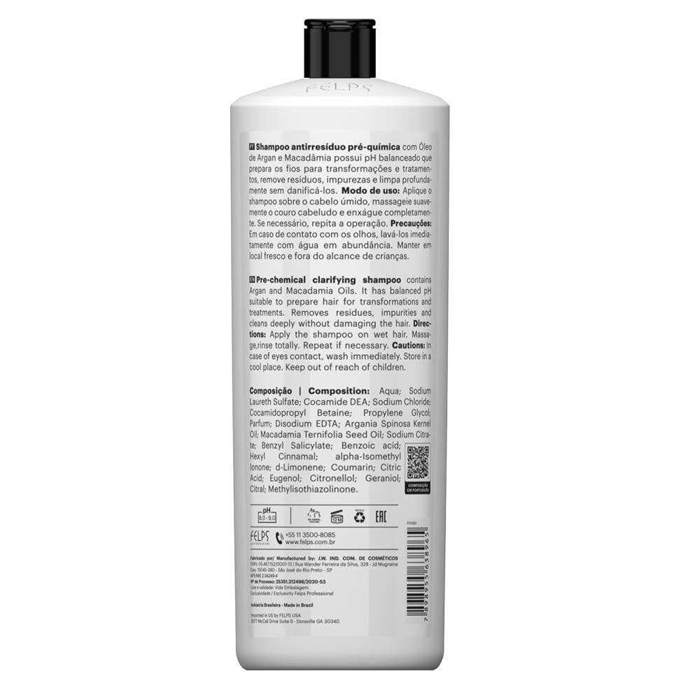 Felps Xmix - Shampoo Antiresíduos 1L 2