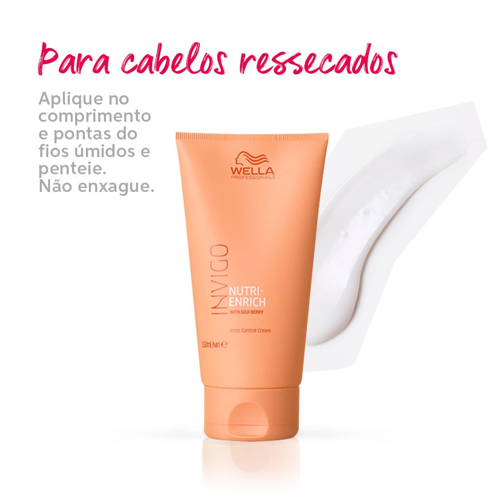 Wella Professionals Invigo Nutri-Enrich - Creme de controle de frizz 150ml 4