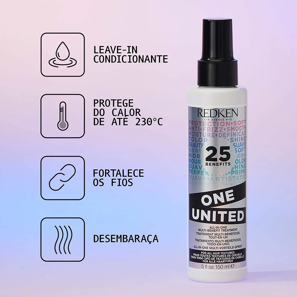 Spray de Tratamento Redken One United 400ml 3