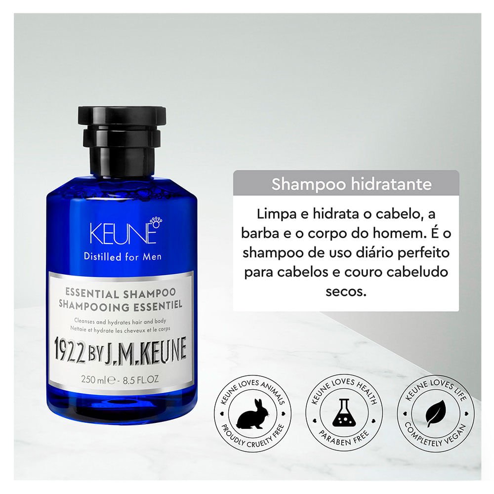 Keune 1922 Essential - Shampoo 250ml 2