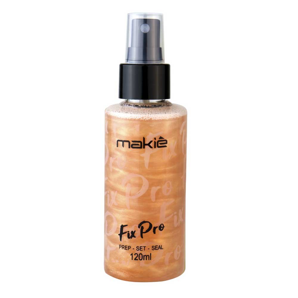 Fixador de Maquiagem Makiê Fix Pro Power Bronze Laranja 1