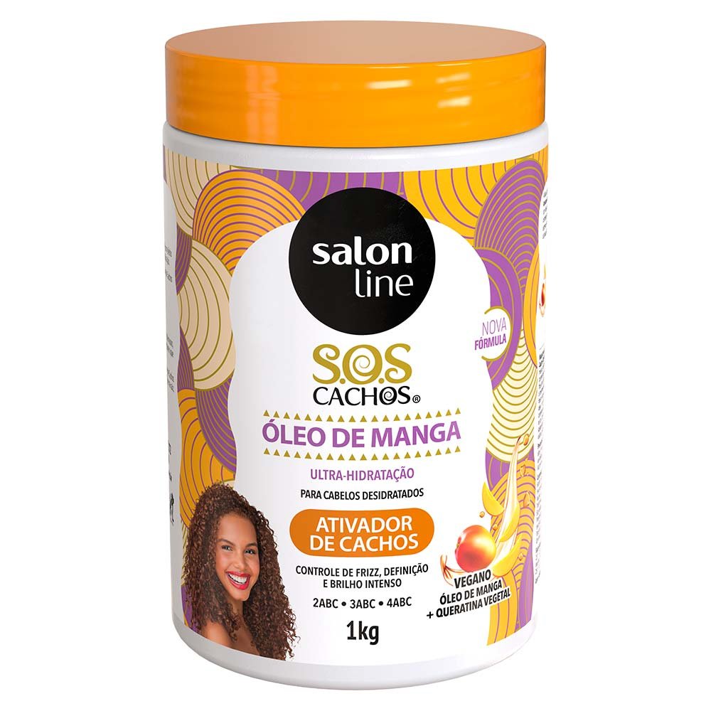 Salon Line S.O.S Cachos Óleo de Manga - Ativador de Cachos 1kg 1