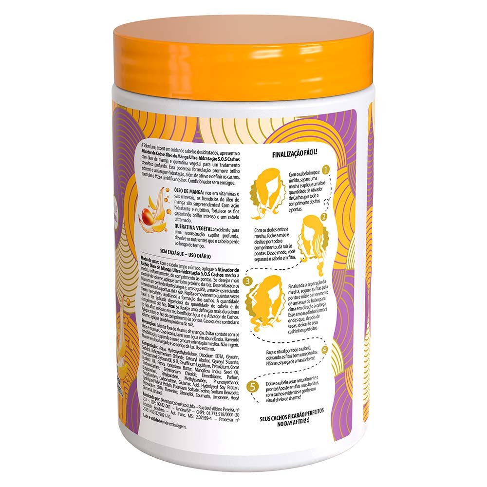 Salon Line S.O.S Cachos Óleo de Manga - Ativador de Cachos 1kg 3