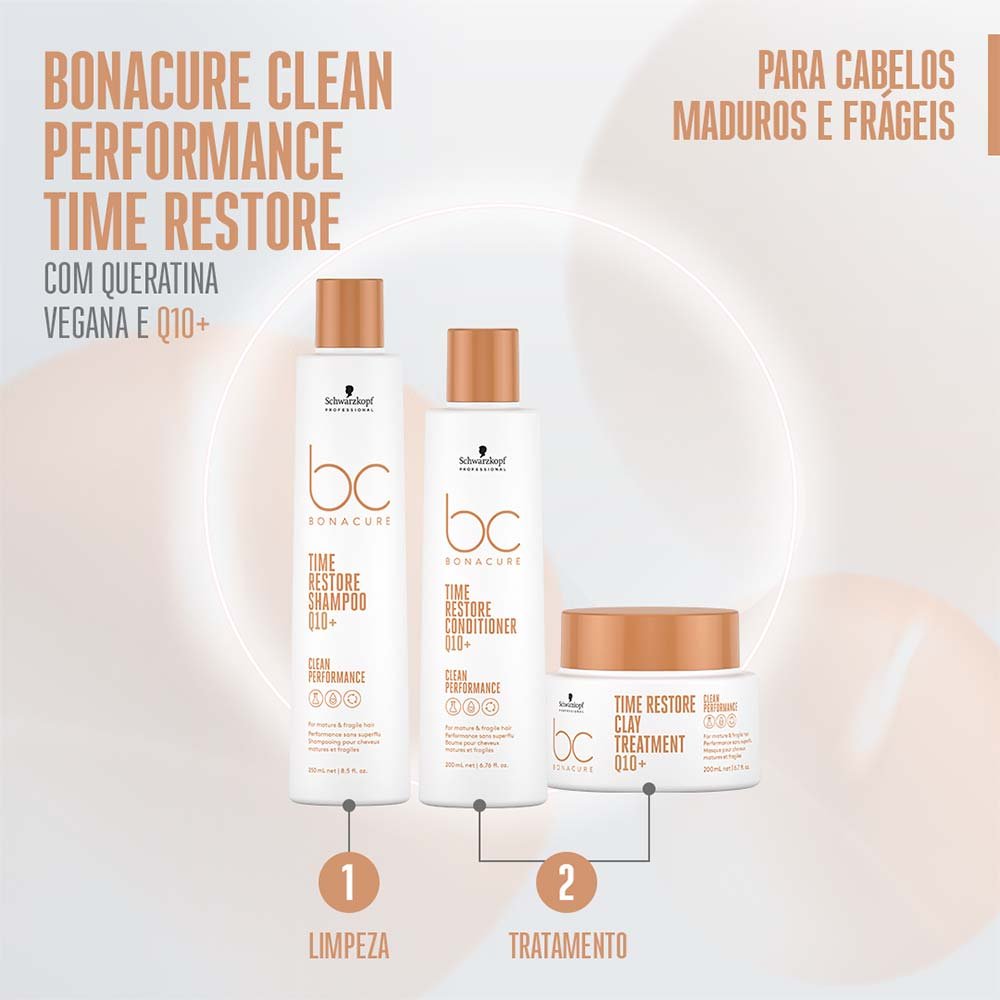 Schwarzkopf BC Clean Performance Q10+ Time Restore - Condicionador 1L 4
