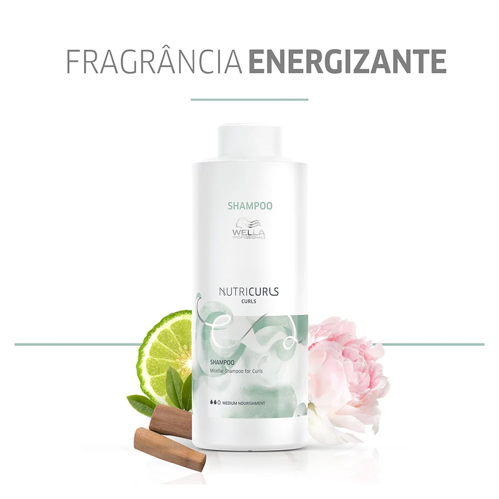 Wella Professionals NutriCurls - Shampoo Micelar 1L 4
