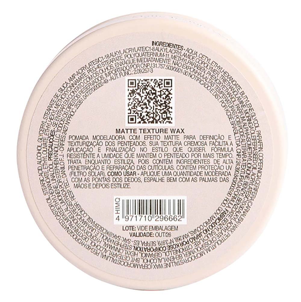 Pomada Modeladora Stephen Knoll Matte Texture Wax 50g 8