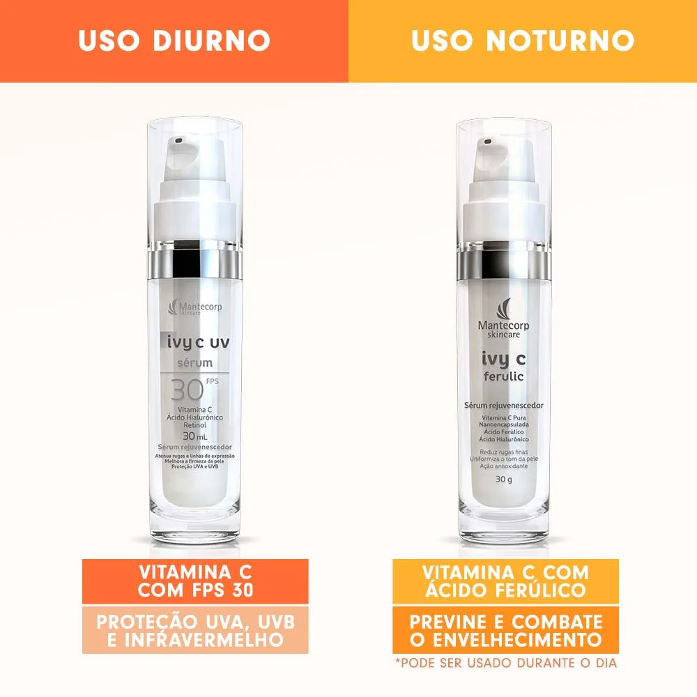 Rejuvenescedor Facial Mantecorp Ivy C Ferulic Sérum 30g 5
