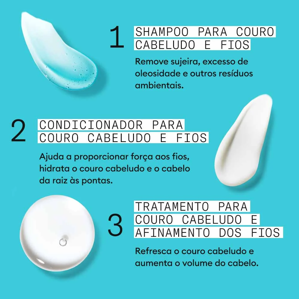 Nioxin System 3 Kit - Shampoo + Condicionador + Tratamento ÚNICO 2