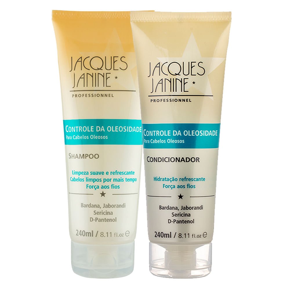 Jacques Janine Controle da Oleosidade  Kit - Shampoo + Condicionador ÚNICO 1