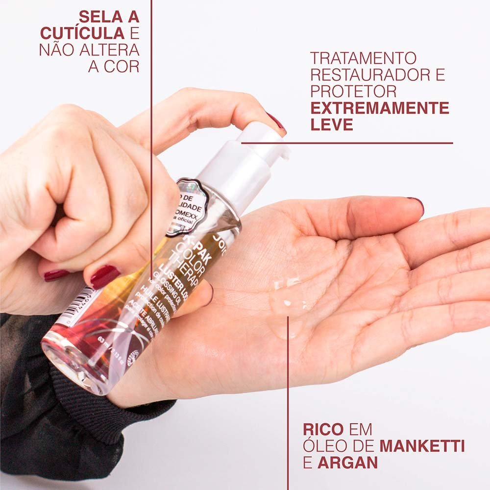 Joico K-Pak Color Therapy Luster Lock Glossing Oil - Óleo Capilar 63ml 3