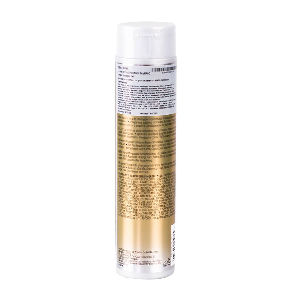 Joico K-Pak Shampoo Reconstructing – Shampoo 300ml 4