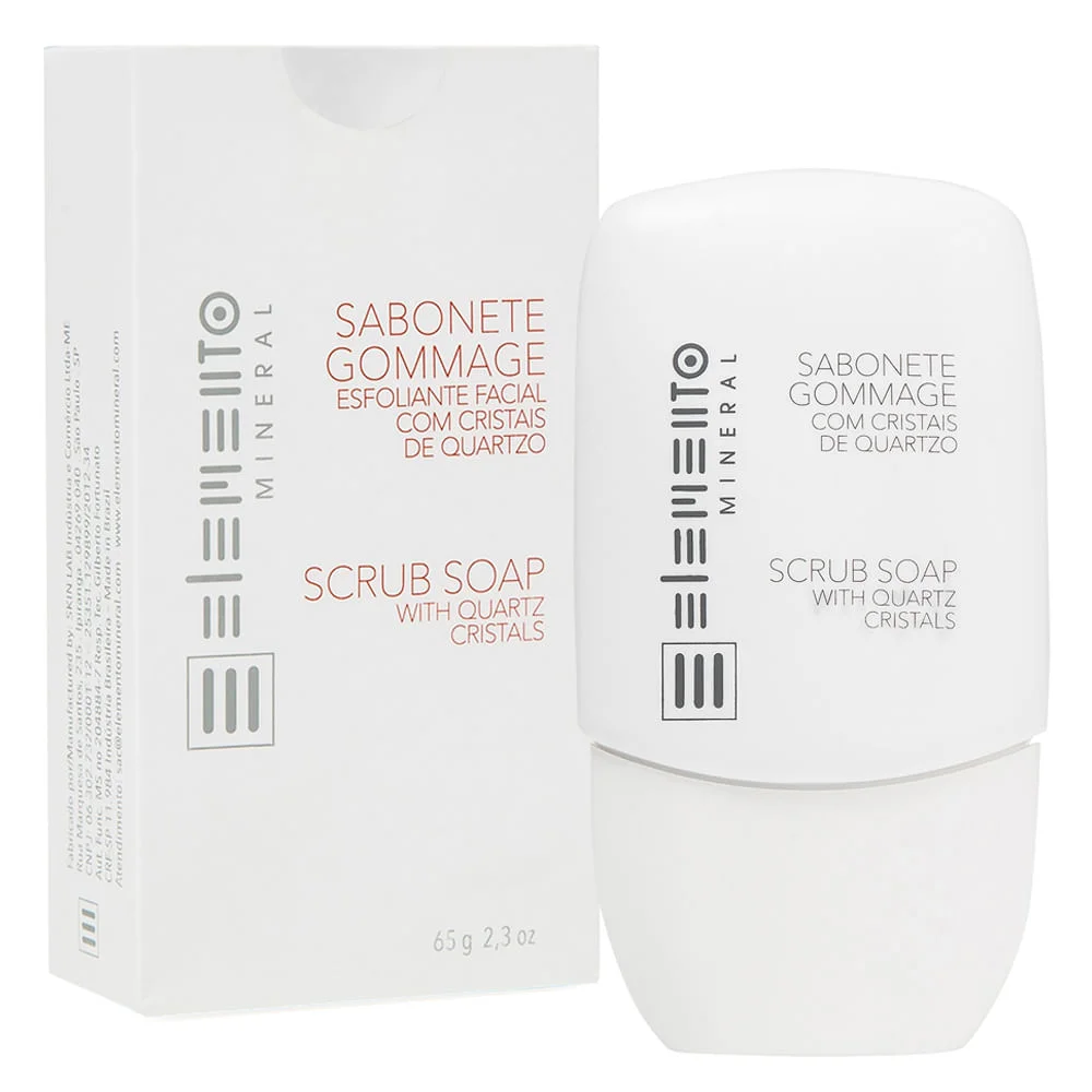 Gommage com Cristais de Quartzo Elemento Mineral - Sabonete Facial 65g 3