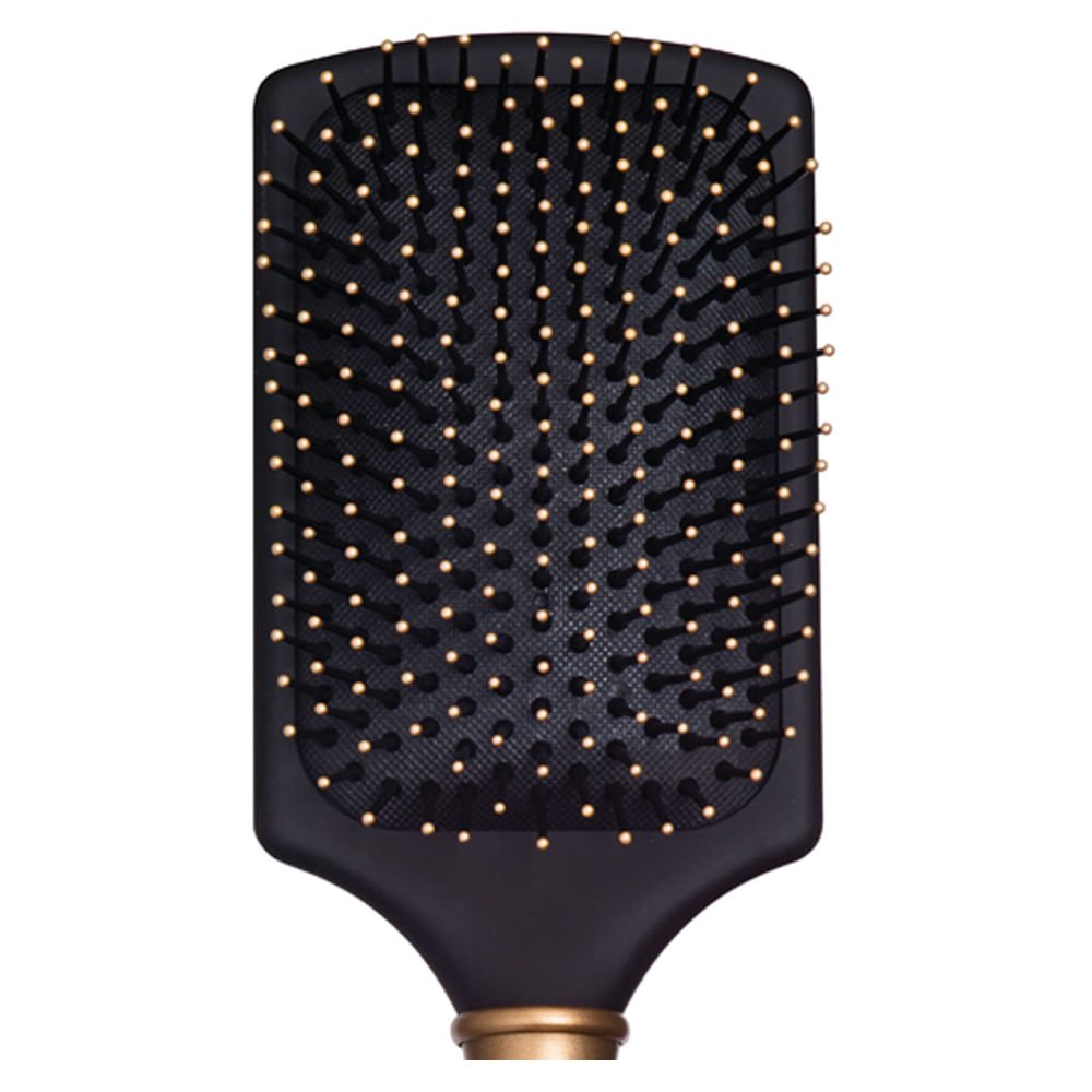 Escova de Cabelo Belliz - Black & Gold Racket ÚNICO 2