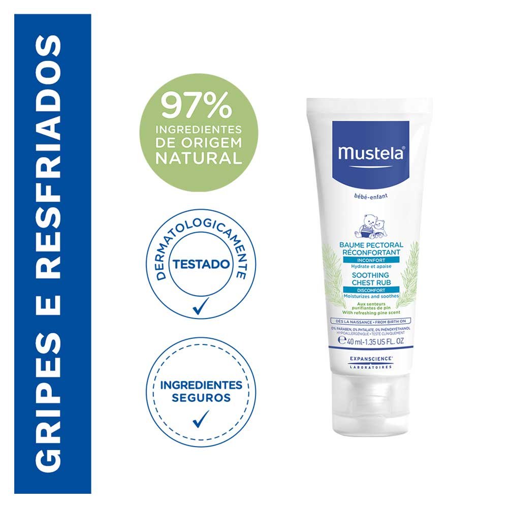 Bálsamo Mustela Peitoral Reconfortante ÚNICO 6