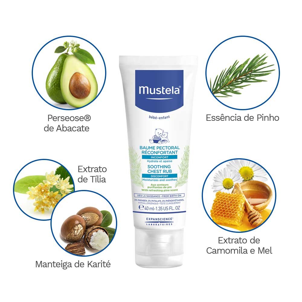 Bálsamo Mustela Peitoral Reconfortante ÚNICO 7