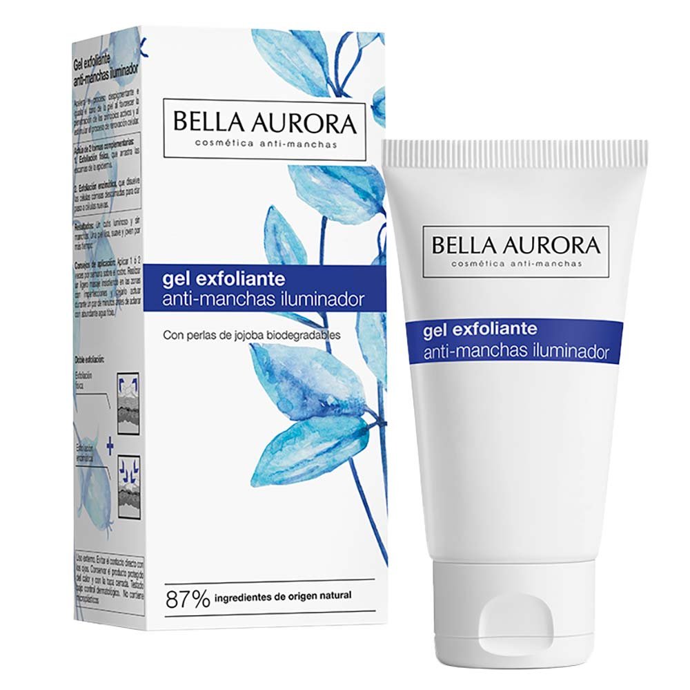 Gel Esfoliante Anti-Manchas Iluminador Bella Aurora 75ml 2