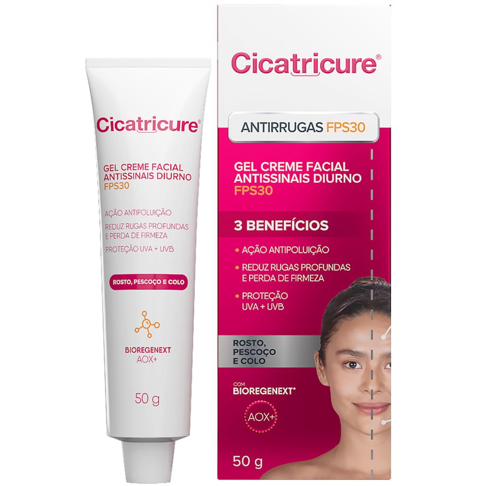 Creme Rejuvenescedor Cicatricure - Creme Facial Antissinais FPS30 50g 4