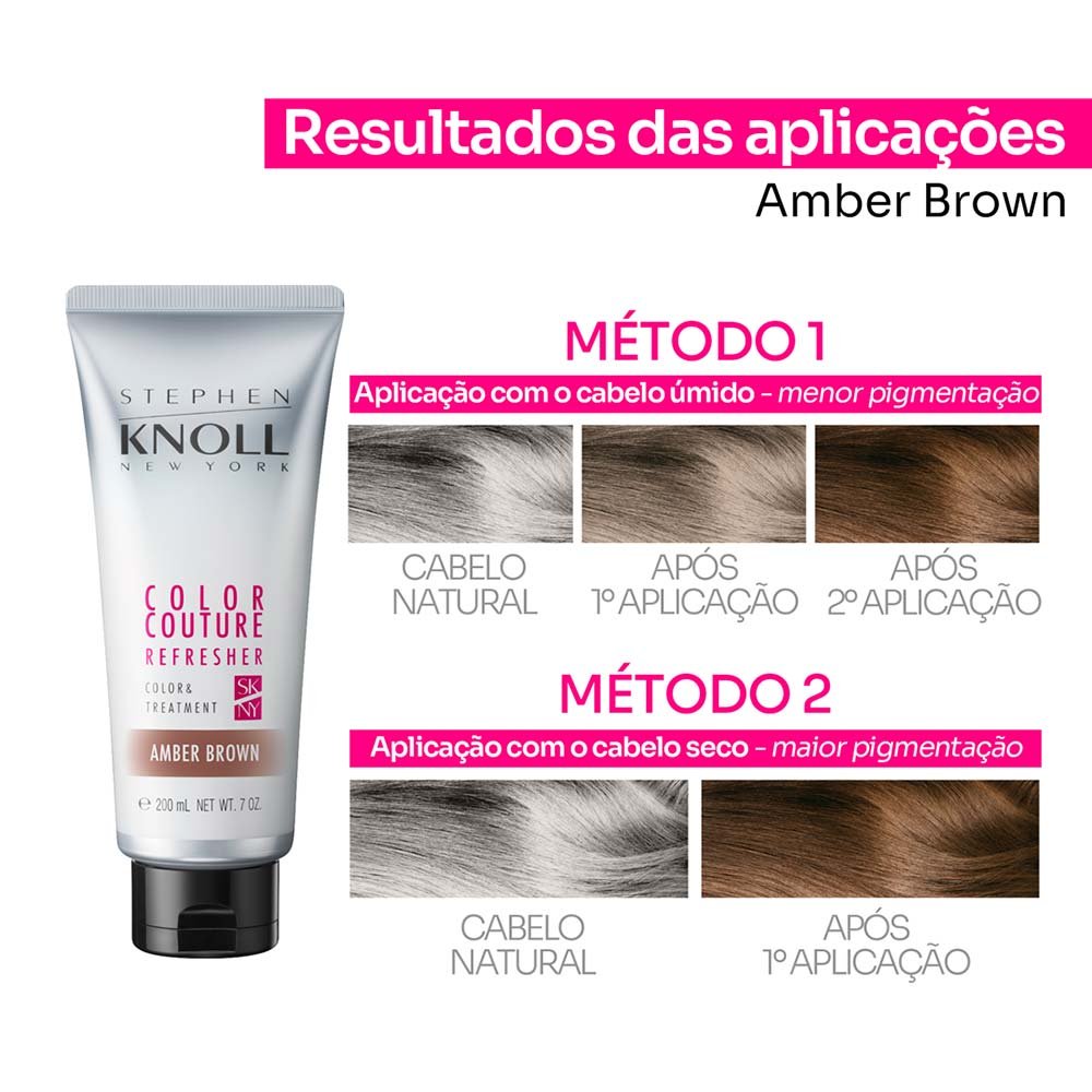 Stephen Knoll Color Couture Refresher Máscara Tonalizante 200g 03 Amber 6