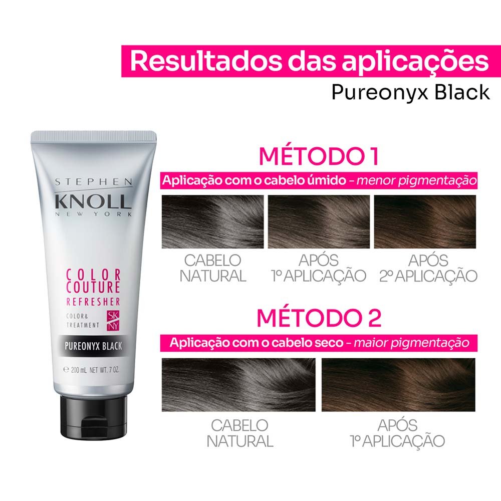 Stephen Knoll Color Couture Refresher Máscara Tonalizante 200g 01 Pureonyx 6