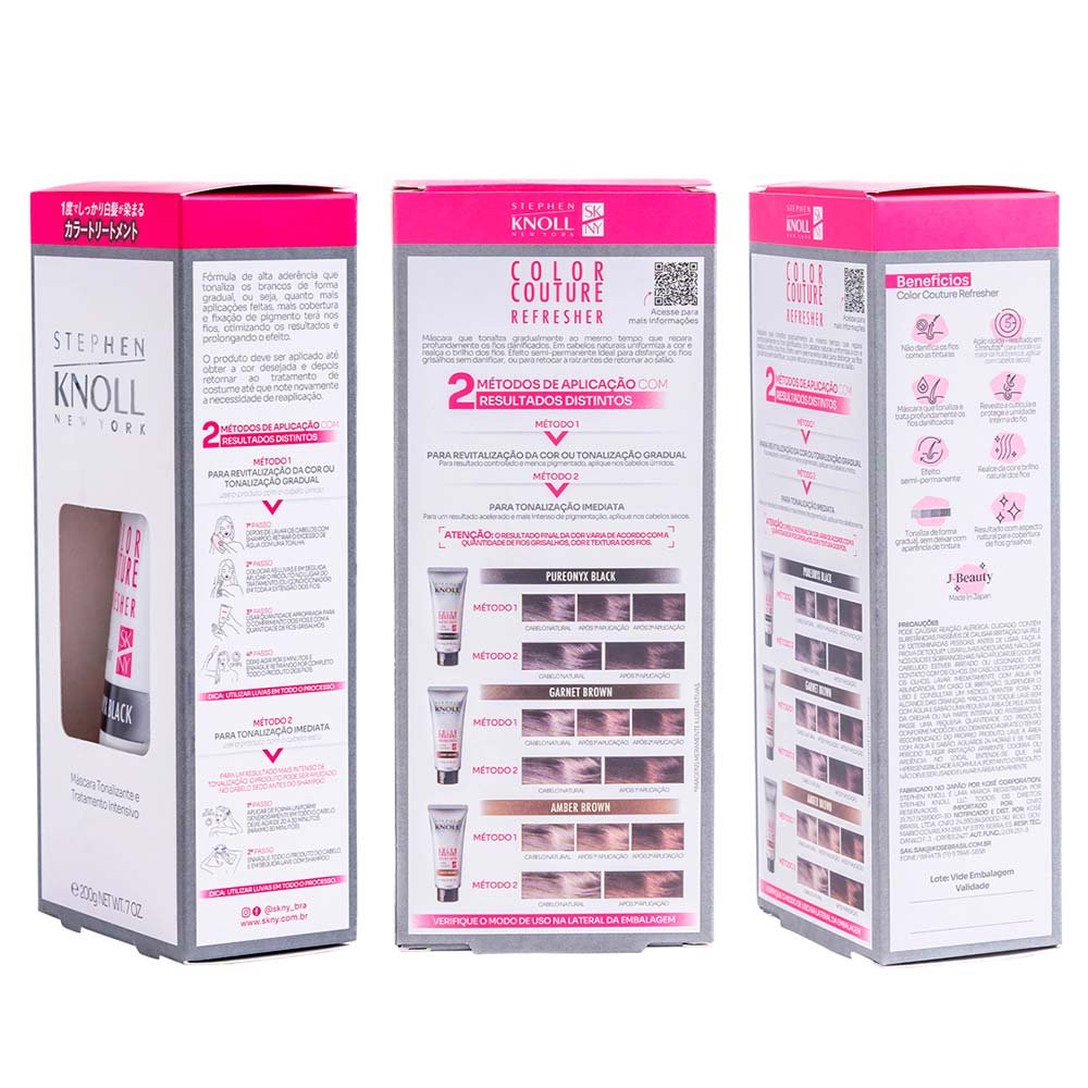 Stephen Knoll Color Couture Refresher Máscara Tonalizante 200g 01 Pureonyx 8