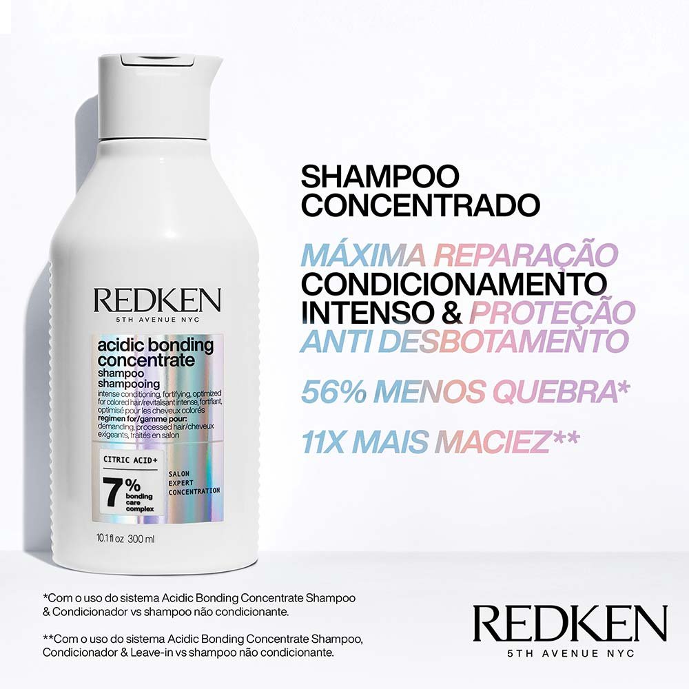 Redken Acidic Bonding Concentrate Shampoo 300ml 3