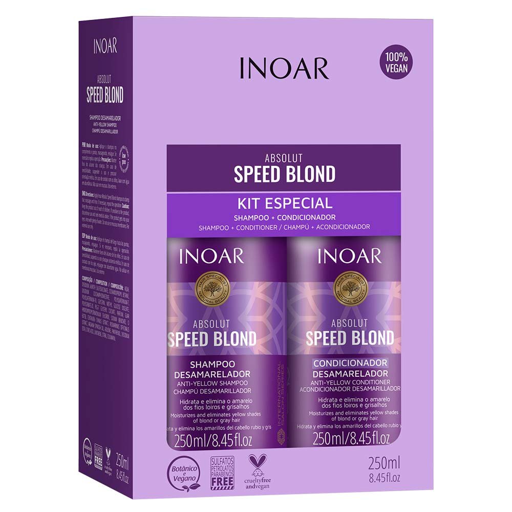 Inoar Duo Speed Blond  Kit - Shampoo + Condicionador