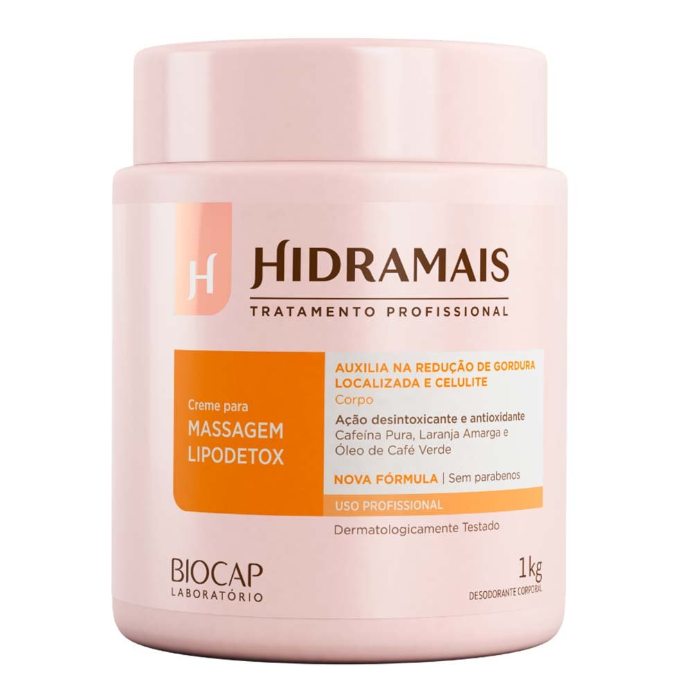 Creme para Massagem Hidramais - Lipodetox 1kg 1