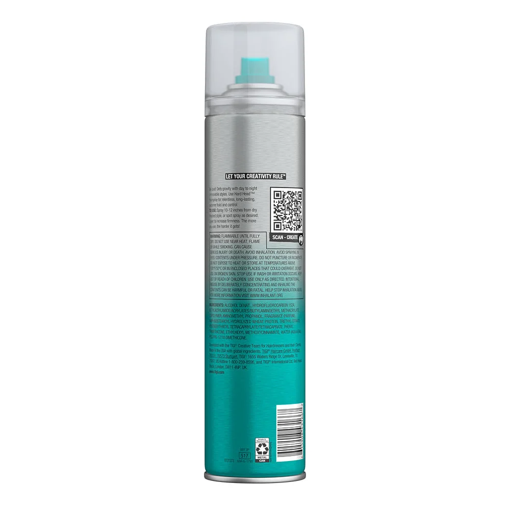 Bed Head Tigi Hard Head Spray De Alta Fixação 385ml 3