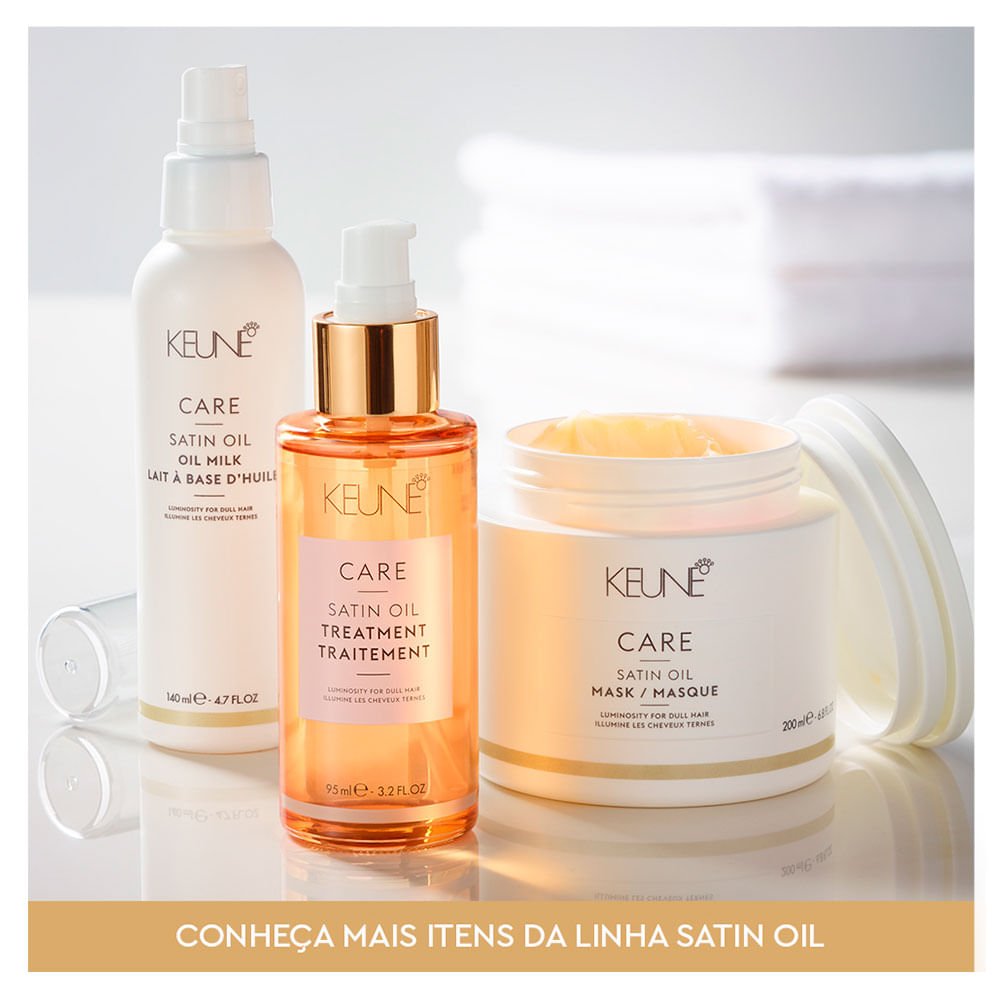 Keune Care Satin Oil Condicionador Tamanho Professional 1L 4