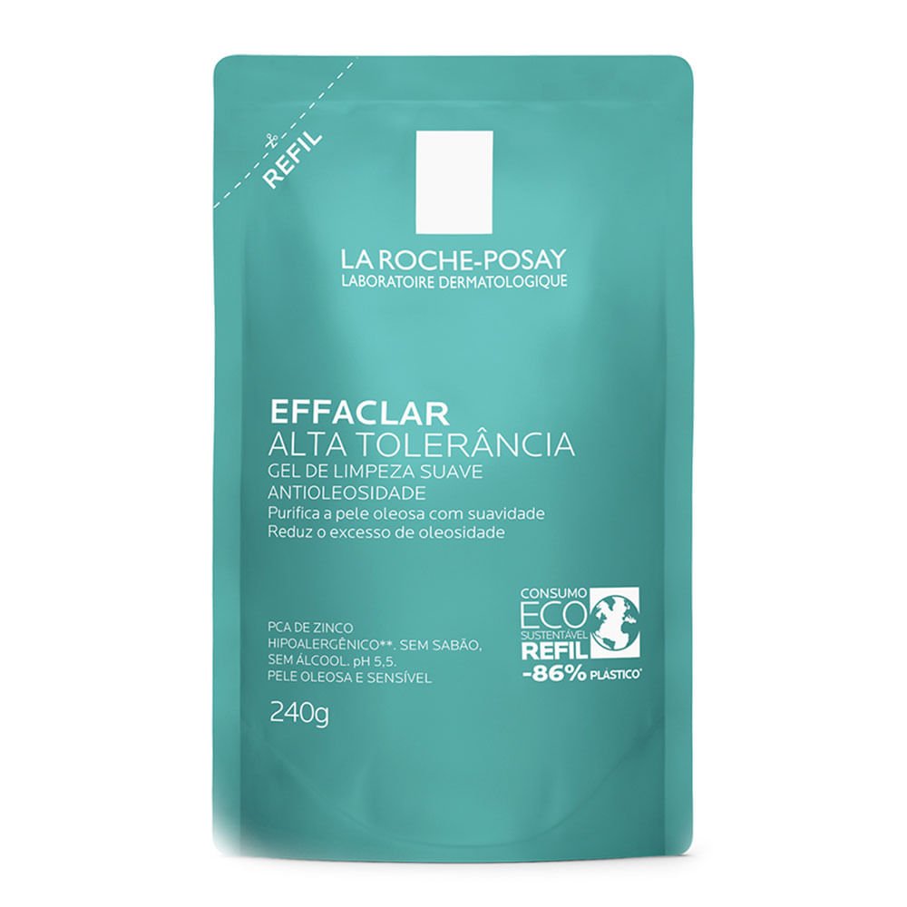Gel de Limpeza Facial La Roche Posay Refil Effaclar Alta Tolerância 240g 1