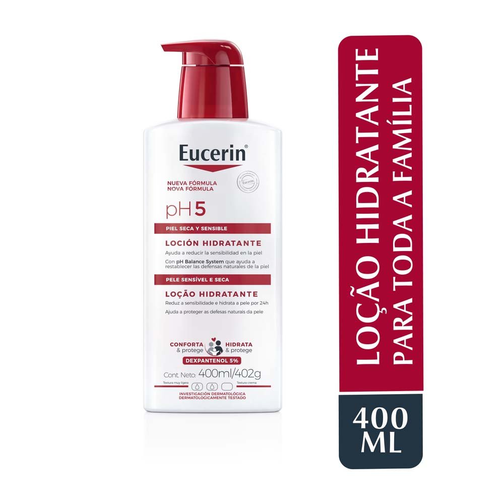 Loção Corporal Hidratante Eucerin pH5 400ml 2